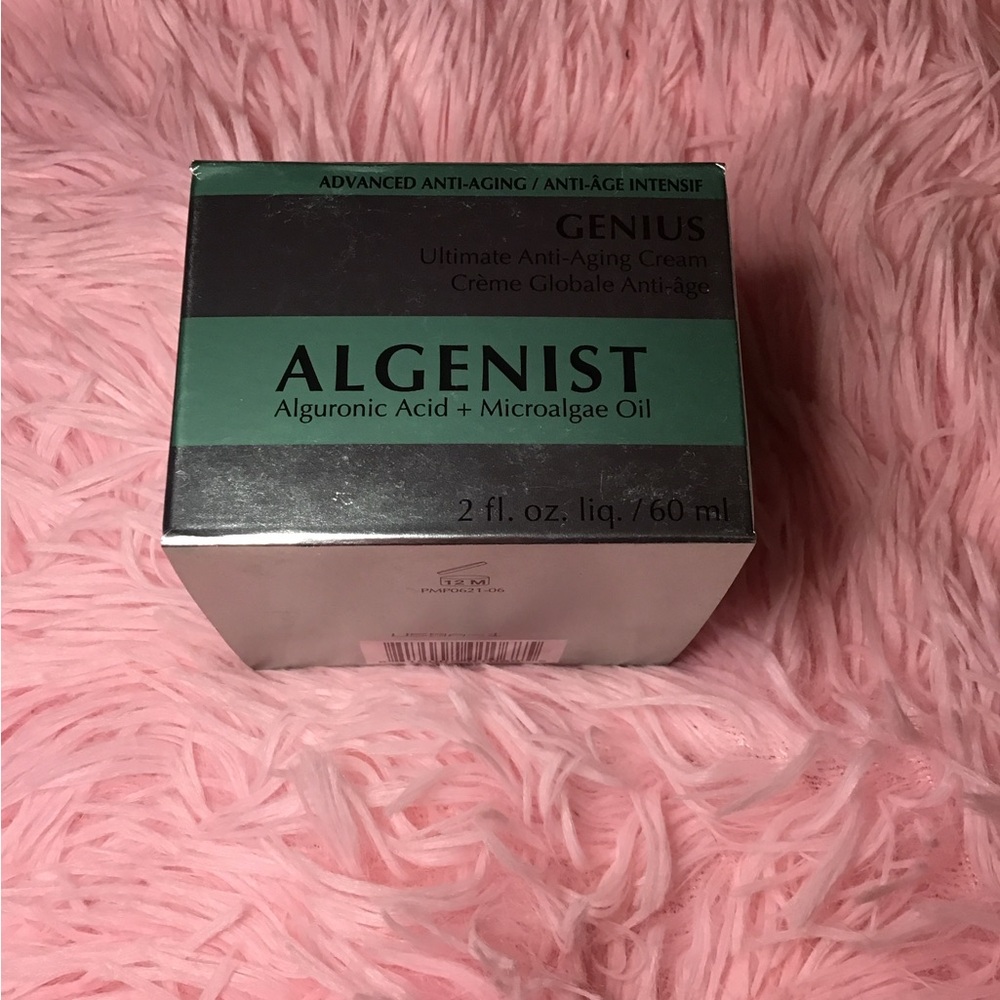 NIB Algenist Genius Anti-Aging Cream with Green and Silver Packaging